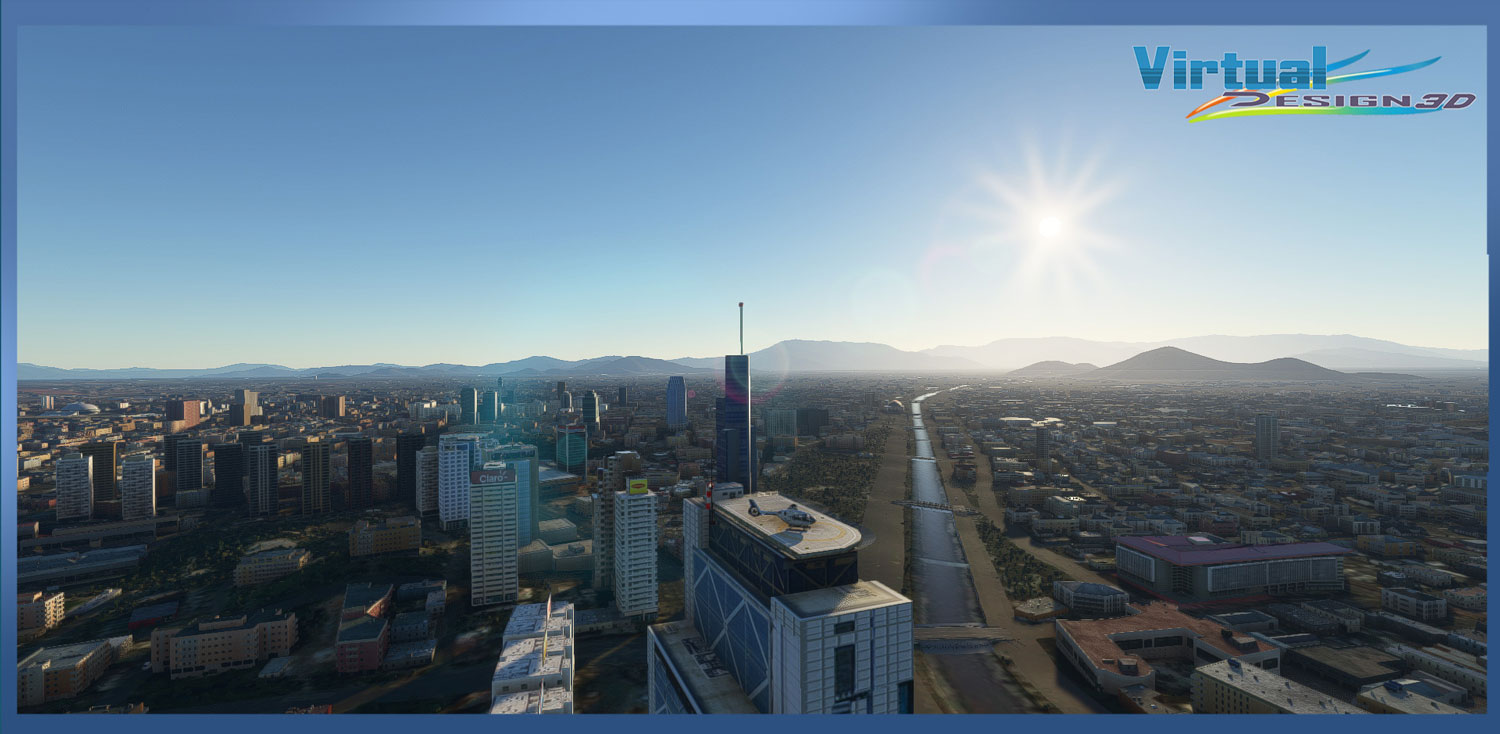 Virtual Design 3D - Santiago City MSFS